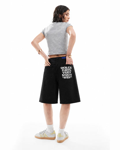Short Denim Dolciente Black