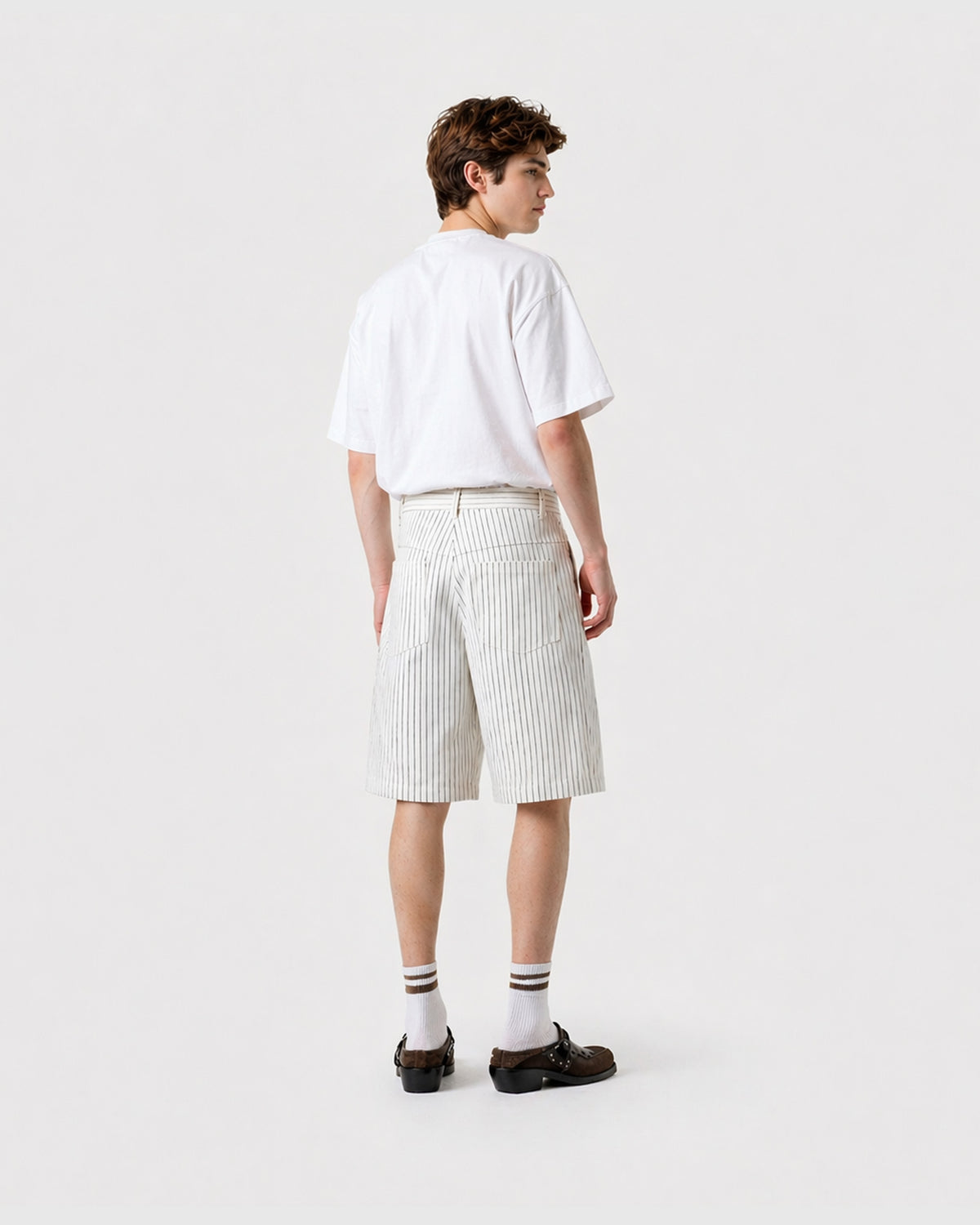 Short Riviera Pinstripe