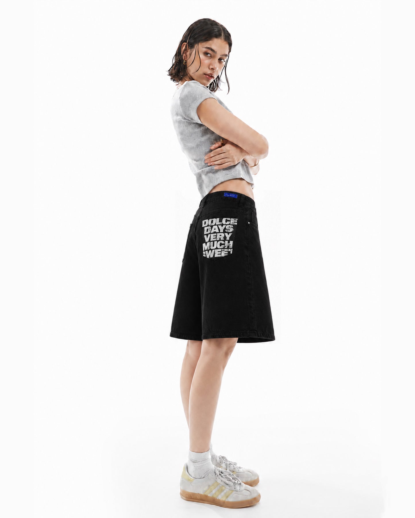 Short Denim Dolciente Black