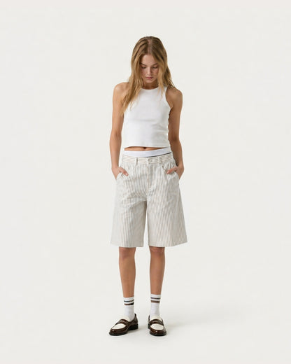 Short Riviera Pinstripe