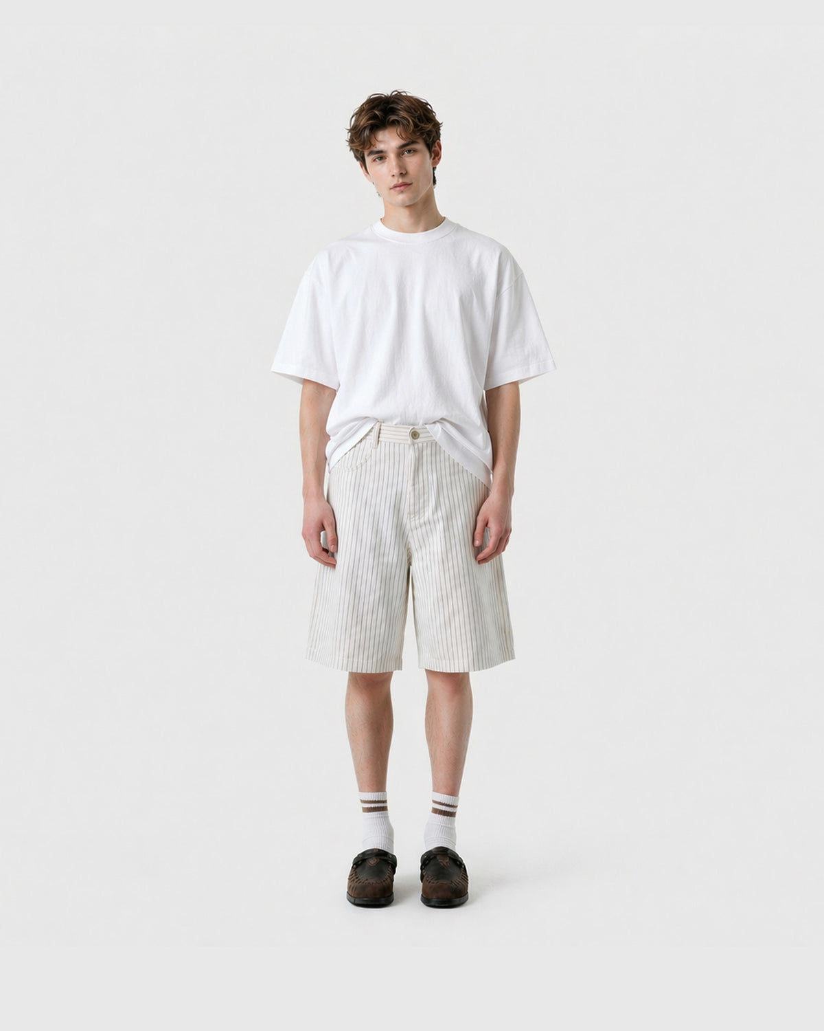 Short Riviera Pinstripe