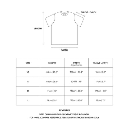 T-Shirt Monat Blue Garden