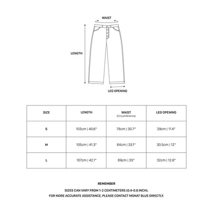Button Detail Raw Jeans