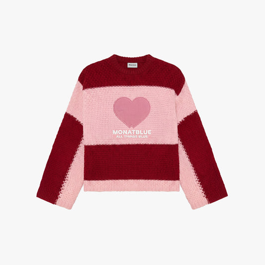 Lovestruck Knit Sweater - RED