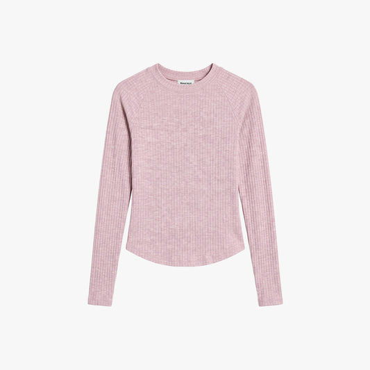 Fit Longsleeves Top - Pink
