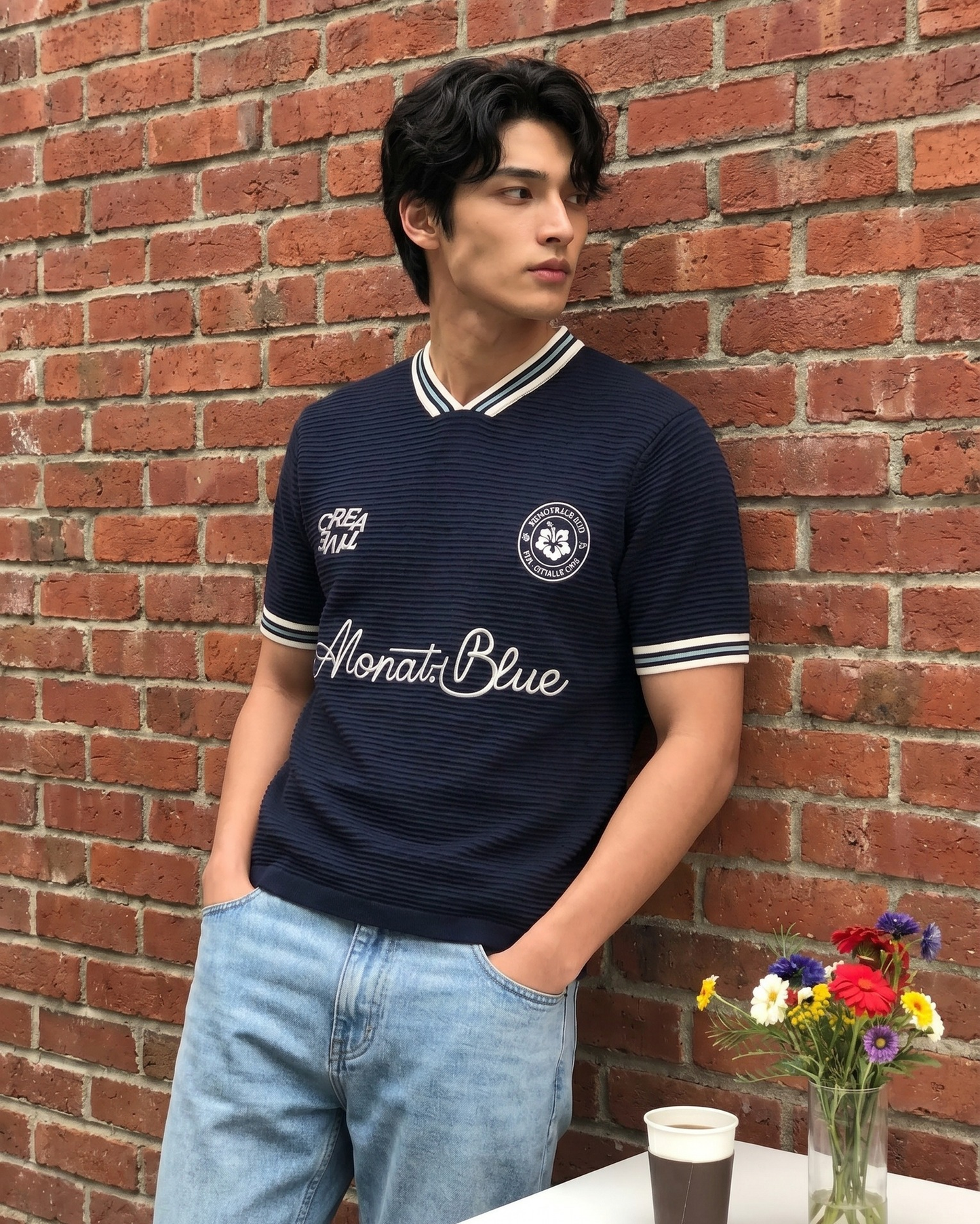Hibicus Knitted Polo Pre-order