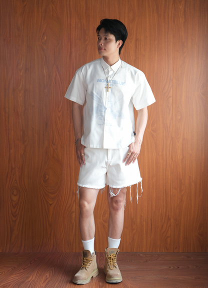 Monat Blanc Fray Shorts